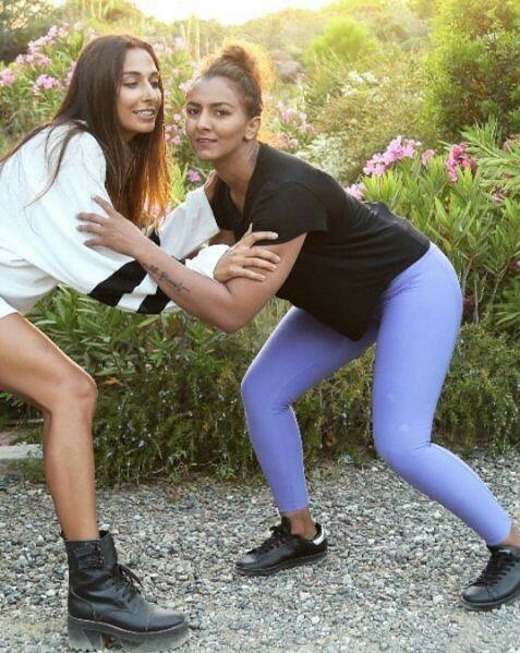 Monica Dogra with Geeta Phogat