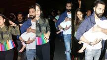 SEE PICS: Shahid Kapoor heads to New York with wife Mira & baby Misha for IIFA 2017