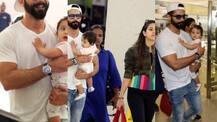 SEE PICS: Shahid Kapoor lands in New York with BABY MISHA wrapped in his arms & wife Mira to attend IIFA 2017