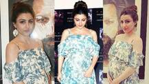 PICS: PREGNANT Soha Ali Khan flaunts her BABY BUMP looking stylish at an art exhibition!