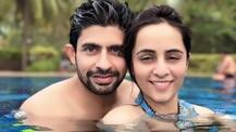 'Kumkum' actor Hussain Kuwajerwala & wife Tina gets COSY in a pool while chilling in Goa!
