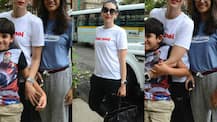 SEE PICS: Karisma Kapoor SPOTTED with daughter Sameira and son Kiaan looking every inch of a YUMMY-MUMMY!