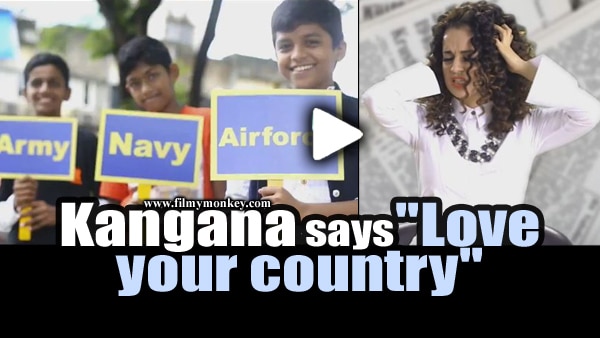 WATCH: With a tribute to Indian armed forces Kangana Ranaut says 