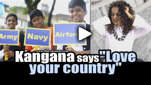 WATCH: With a tribute to Indian armed forces Kangana Ranaut says WATCH: With a tribute to Indian armed forces Kangana Ranaut says