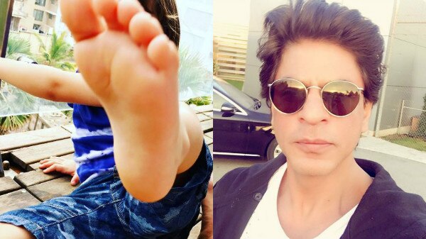 OUCH! CHECK OUT AbRam KICKS daddy Shah Rukh Khan ! OUCH! CHECK OUT AbRam KICKS daddy Shah Rukh Khan !