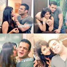 Ankita Bhargava KISSES hubby Karan Patel, Couple looked TOO MUCH IN LOVE on her Birthday; ADORABLE PICS!