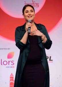 SEE PICS: Pregnant Kareena Kapoor flaunts BABY BUMP in a fitted BLACK dress & HIGH HEELS at the Global Citizen India event