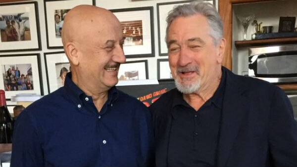 IN PICS: Veteran actor Anupam Kher meets Robert De Niro in New York! IN PICS: Veteran actor Anupam Kher meets Robert De Niro in New York!