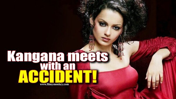 Kangana Ranaut meets with an accident in US Kangana Ranaut meets with an accident in US