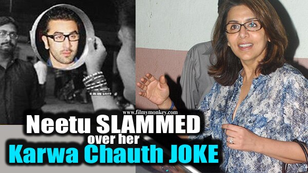 Neetu Singh MOCKS an ordinary couple in her Karwa Chauth Joke; Faces FLAK! Neetu Singh MOCKS an ordinary couple in her Karwa Chauth Joke; Faces FLAK!