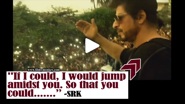 VIDEO: SRK waved & thanked fans from his Mannat Balcony... Has a HEART TOUCHING message for Fans! VIDEO: SRK waved & thanked fans from his Mannat Balcony... Has a HEART TOUCHING message for Fans!