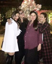 SEE PICS: Mommy-to-be Kareena Kapoor's pre-Christmas BASH with her gang of girls 2 days before her DUE DATE!