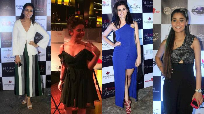 Small screen beauties Asha Negi, Kishwer Merchant, Sara Khan, Sukriti Kandpal, Barkha Bisht Sengupta, Pooja Gor, Vibha Anand and other TV stars were present at the launch of the Telly Calendar 2017 in Mumbai on Monday