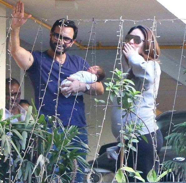 Bollywood's new parents Saif Ali Khan and Kareena Kapoor are on cloud nine ever since the birth of their bundle of joy, Taimur Ali Khan Pataudi. The duo who welcomed their first child together on December 20th are currently head over heels in love with their newborn son. (Photo: Instagram)