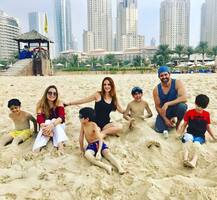 See Pics: Sussanne and Hrithik have a blast with kids in Dubai!