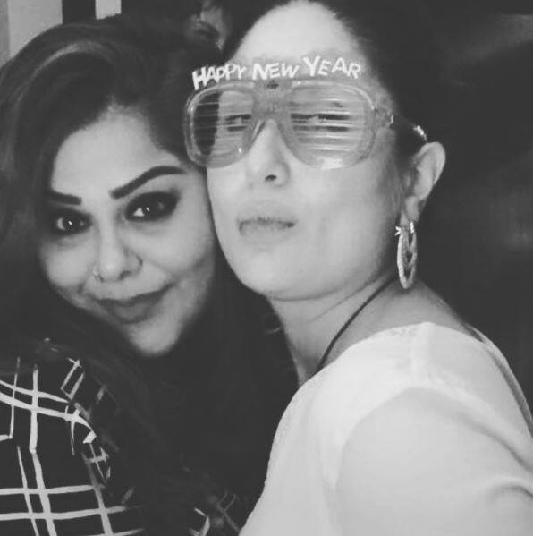 Bollywood's new parents Saif Ali Khan & Kareena Kapoor Khan hosted a New Year Bash for their family & friends at their residence in Mumbai