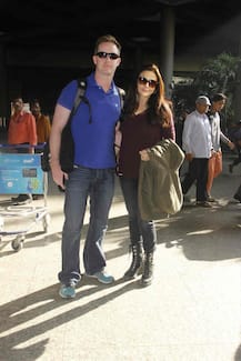 IN PICS: Preity Zinta walks hand-in-hand with hubby Gene Goodenough at Mumbai Airport giving us some serious RELATIONSHIP GOALS!