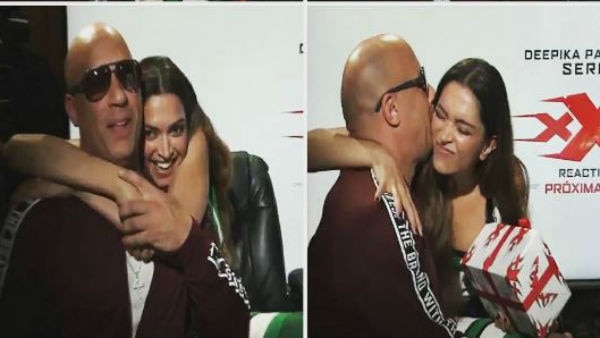  Watch Inside: Vin Diesel and  Deepika going all kissy vissy in this VIDEO! Watch Inside: Vin Diesel and  Deepika going all kissy vissy in this VIDEO!