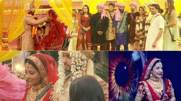 Bigg Boss 10: FIRST PICS of Monalisa as Bride & Vikrant Singh Rajpoot as groom; Contestants celebrate their GRAND WEDDING inside the house!   Bigg Boss 10: FIRST PICS of Monalisa as Bride & Vikrant Singh Rajpoot as groom; Contestants celebrate their GRAND WEDDING inside the house!