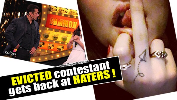 Bigg Boss 10: EVICTED contestant goes BOLD, flashes MIDDLE FINGER for HATERS! Bigg Boss 10: EVICTED contestant goes BOLD, flashes MIDDLE FINGER for HATERS!