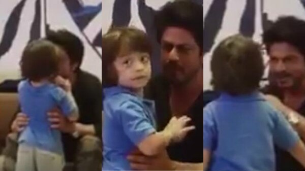 WATCH: This VIDEO of Shah Rukh Khan’s son AbRam gatecrashing his interview is the CUTEST thing you will see today!  WATCH: This VIDEO of Shah Rukh Khan’s son AbRam gatecrashing his interview is the CUTEST thing you will see today!