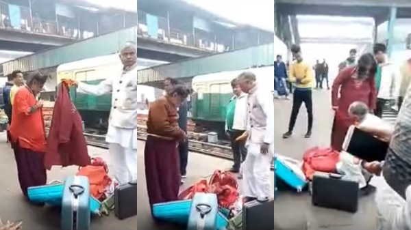 OMG!Om Swami CAUGHT changing clothes at Delhi Railway Station: WATCH VIDEO INSIDE OMG!Om Swami CAUGHT changing clothes at Delhi Railway Station: WATCH VIDEO INSIDE