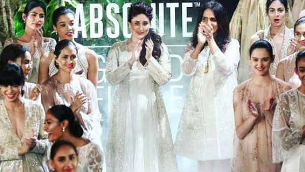 Kareena Kapoor brings down the curtains at LFW 2017 with Anita Dongre Kareena Kapoor brings down the curtains at LFW 2017 with Anita Dongre