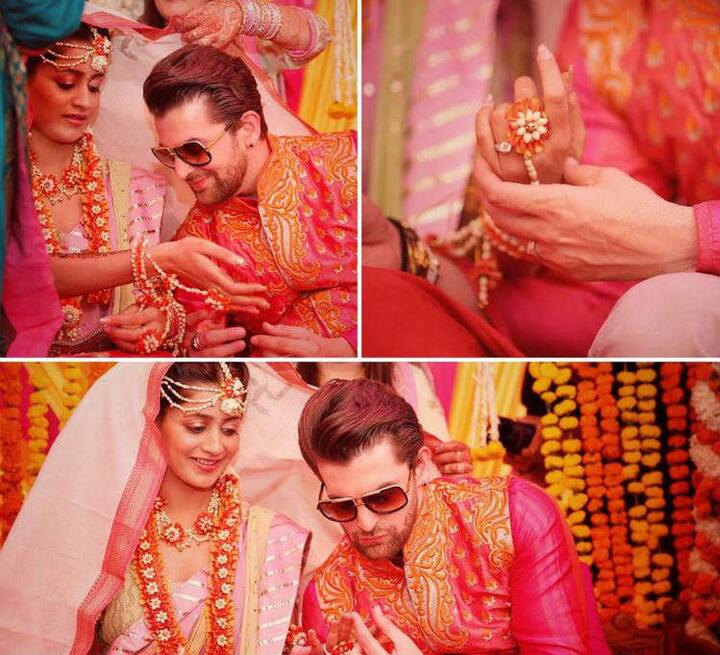 Neil Nitin Mukesh is all set and ready to take the plunge with fianceé Rukmini Sahay as they tie the knot in a lavish ceremony in Udaipur today. But before tying the knot, the couple is having a great time at the pre-wedding rituals. (Photo: Facebook/ The Wedding Story)