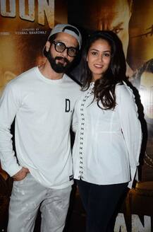 PHOTOS: ADORABLE couple Shahid Kapoor & Mira Rajput at 'Rangoon' special screening!