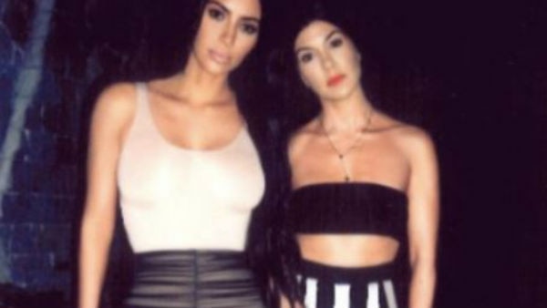 Kim Kardashian suffers wardrobe malfunction in racy corset Kim Kardashian suffers wardrobe malfunction in racy corset