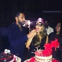 Yuvraj Singh and friends brought the house down at Hazel Keech's 30th birthday bash!