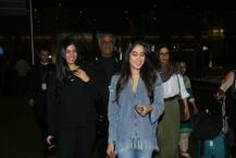 Jhanvi Kapoor and Khushi Kapoor head home after all the wedding fun in Abu Dhabi!
