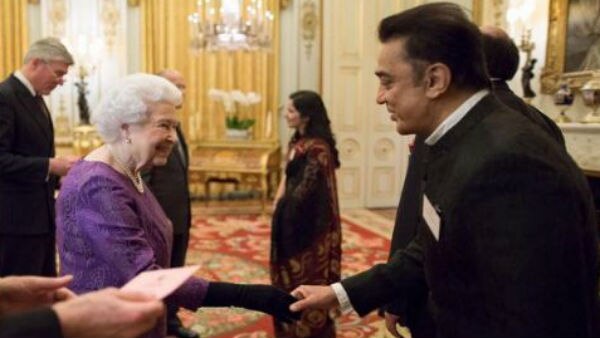 When actor Kamal Haasan meets Queen Elizabeth II When actor Kamal Haasan meets Queen Elizabeth II