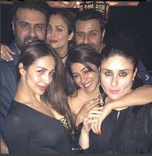 Saif-Kareena party with buddies Malaika-Amrita; Karisma SPOTTED with rumoured beau Sandeep Toshniwal! See pics!