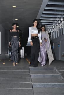 SEE PICS: Sridevi snapped with daughters Jhanvi and Khushi post dinner!