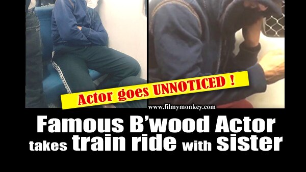 Pics & Video! Bollywood actor travels by train with his sister to avoid traffic! Went UNNOTICED! Pics & Video! Bollywood actor travels by train with his sister to avoid traffic! Went UNNOTICED!