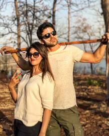 SEE PICS: Divyanka Tripathi celebrates her FIRST HOLI post wedding with hubby Vivek in her Maayka!