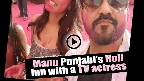 Manu Punjabi spotted having fun with a TV actress on Holi! Manu Punjabi spotted having fun with a TV actress on Holi!