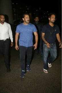 Salman Khan , Iulia Vantur & the entire Khan family head home after after celebrating Ahil's first b'day!