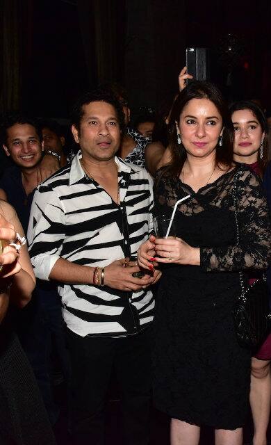 It was a memorable birthday party for Ravi Bhagchandka, the producer of the soon to be released film 'Sachin A Billion Dreams ' about the legendary Sachin Tendulkar.