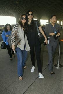 Vaani Kapoor and Diana Penty make a stylish entry at the Airport!