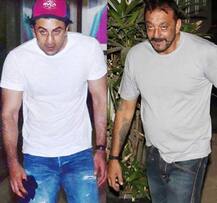 PHOTOS: Ranbir Kapoor with beard-moustache in old Sanjay Dutt avatar for biopic will blow your mind!