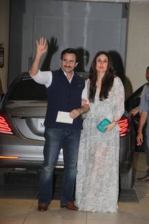 IN PICS! Saif-Kareena, Karisma, Rishi-Nitu & other members of Kapoor clan attend Babita's B'Day party!