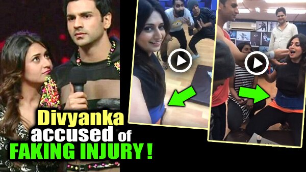 Nach Baliye 8: Accused of FAKING injury, Divyanka Tripathi spotted wearing BACK BELT on sets! Nach Baliye 8: Accused of FAKING injury, Divyanka Tripathi spotted wearing BACK BELT on sets!