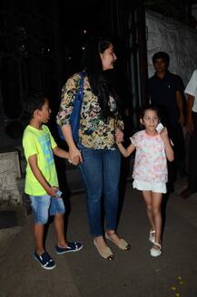 SEE PICS: Sanjay Dutt's wife Maanayata's DINNER DATE with her kids Shahraan and Iqra!