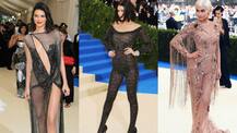 SEE PICS: Kendall, Kylie & other CELEBS who left nothing to the imagination in the most REVEALING red carpet dress EVER at Met Gala 2017!