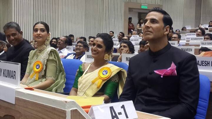 The 2016 National Film Awards ceremony was held on 3 May, 2017 and President Pranab Mukherjee awarded and honoured the winners.(Photo: Twitter)