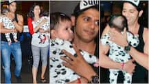 Karanvir Bohra's twins on 'Naagin 2' sets; Buddy Nia Sharma visits them too!