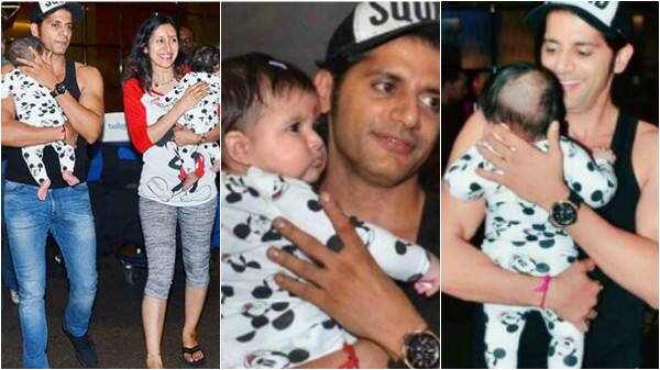 Miko and Nonu are the sweet nicknames father KVB aka 'Rocky' of Naagin season 2 has given his twin daughters who landed in India just a day ago with their mother Teejay Sidhu