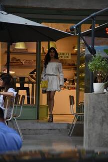 PICS: Sridevi's daughter Jhanvi Kapoor looks every bit of a CHIC in her white summery dress!